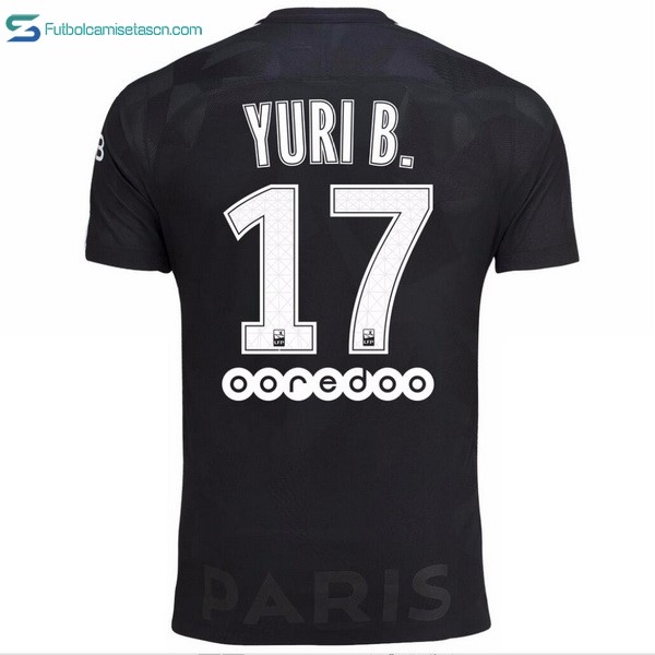 Camiseta Paris Saint Germain 3ª Yuri B. 2017/18